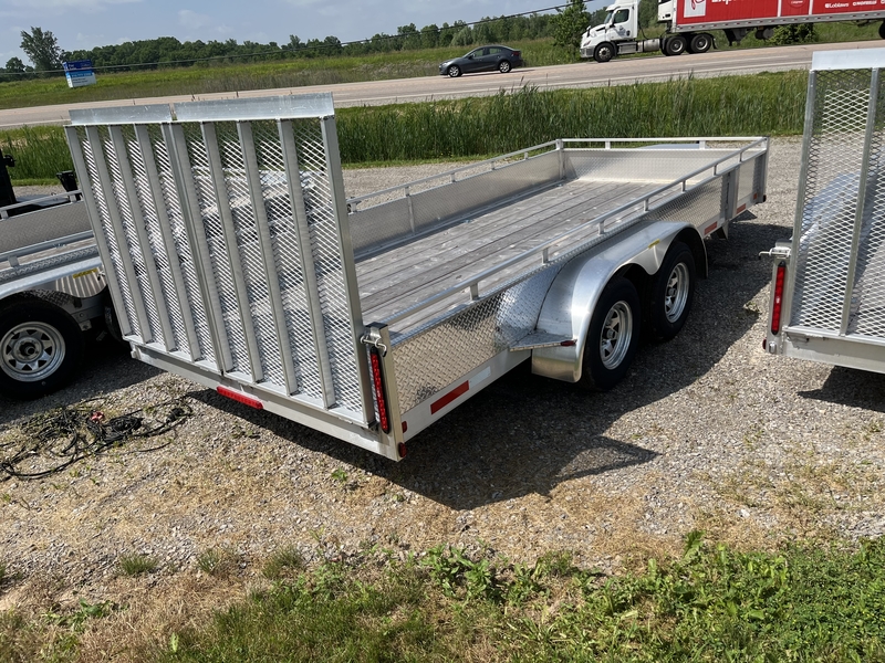 Cargo, Utility Trailers  2026 Miska Silver Bullet 16' Aluminum Landscape Trailer Photo